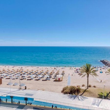 Carteia Superb Front Beach Flat Sea View Balcony Quarteira Exterior foto