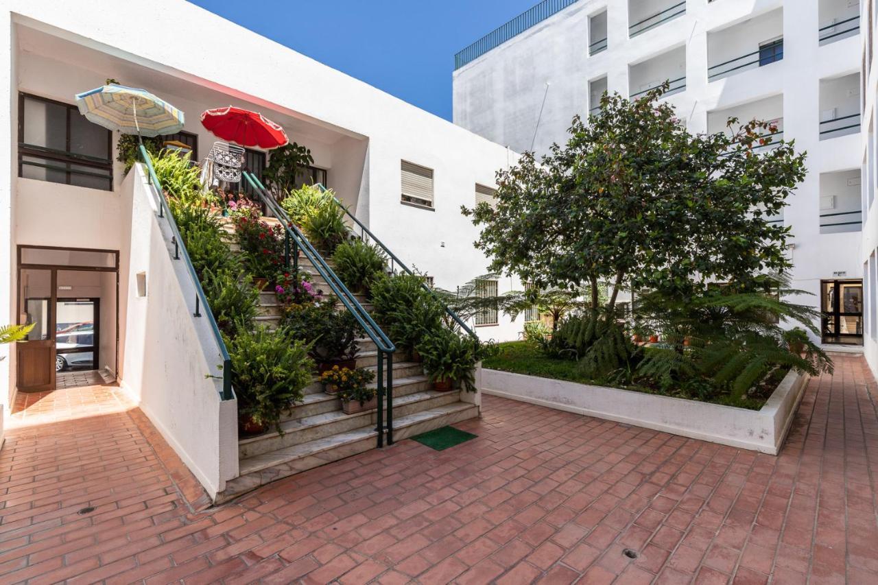 Carteia Superb Front Beach Flat Sea View Balcony Quarteira Exterior foto