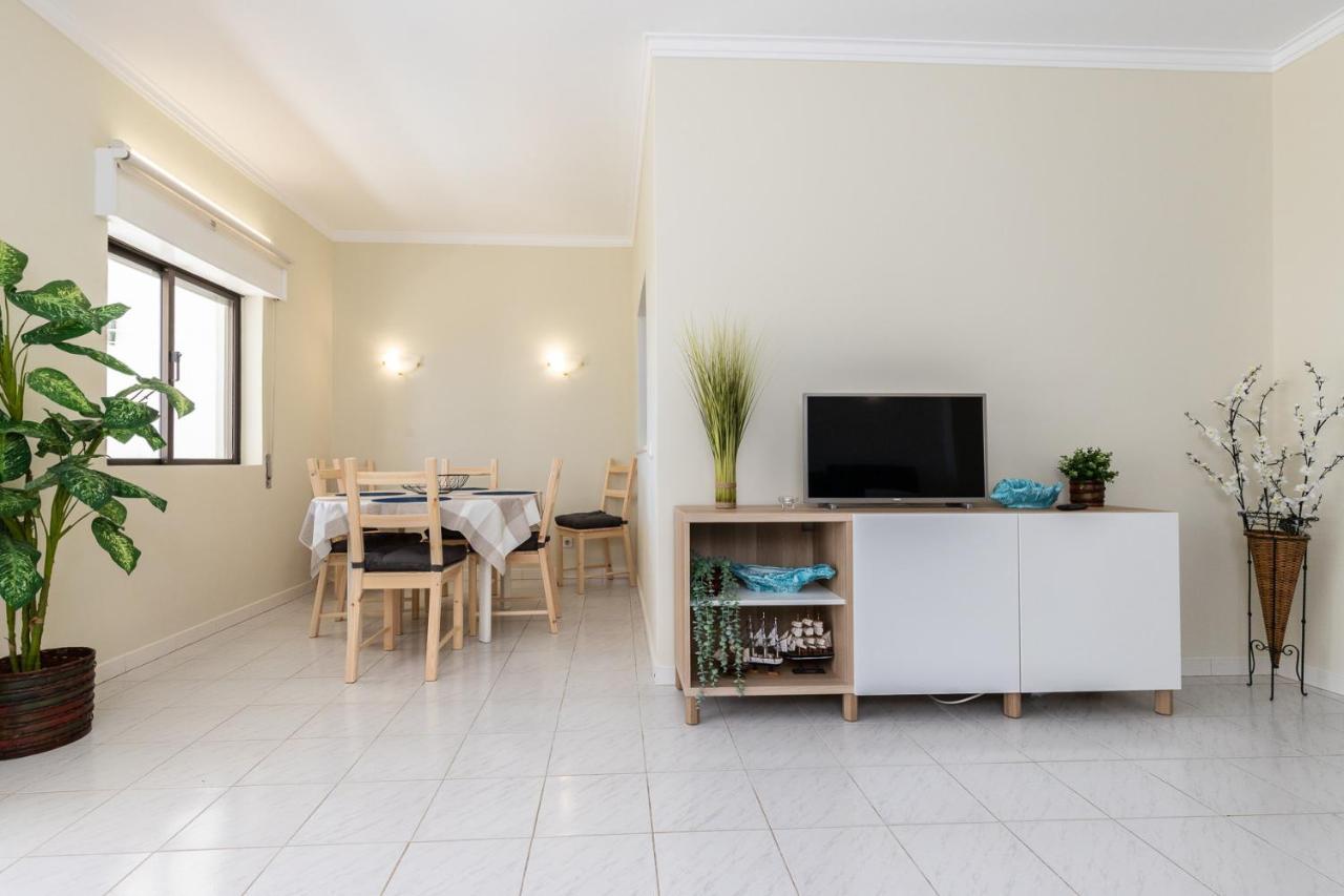 Carteia Superb Front Beach Flat Sea View Balcony Quarteira Exterior foto