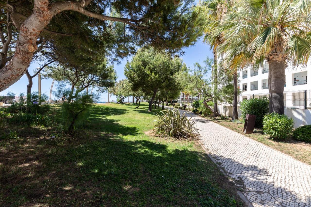 Carteia Superb Front Beach Flat Sea View Balcony Quarteira Exterior foto