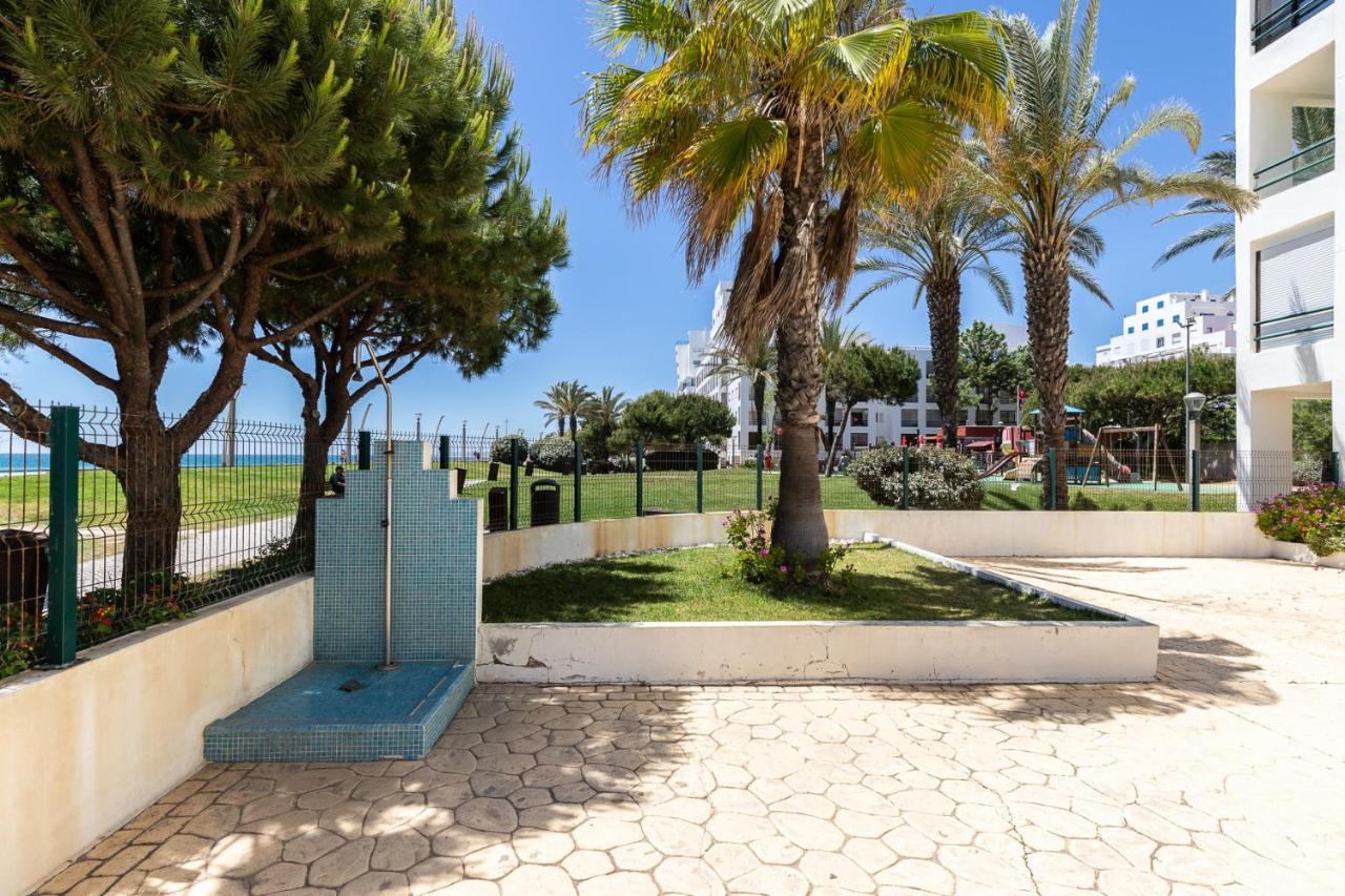 Carteia Superb Front Beach Flat Sea View Balcony Quarteira Exterior foto