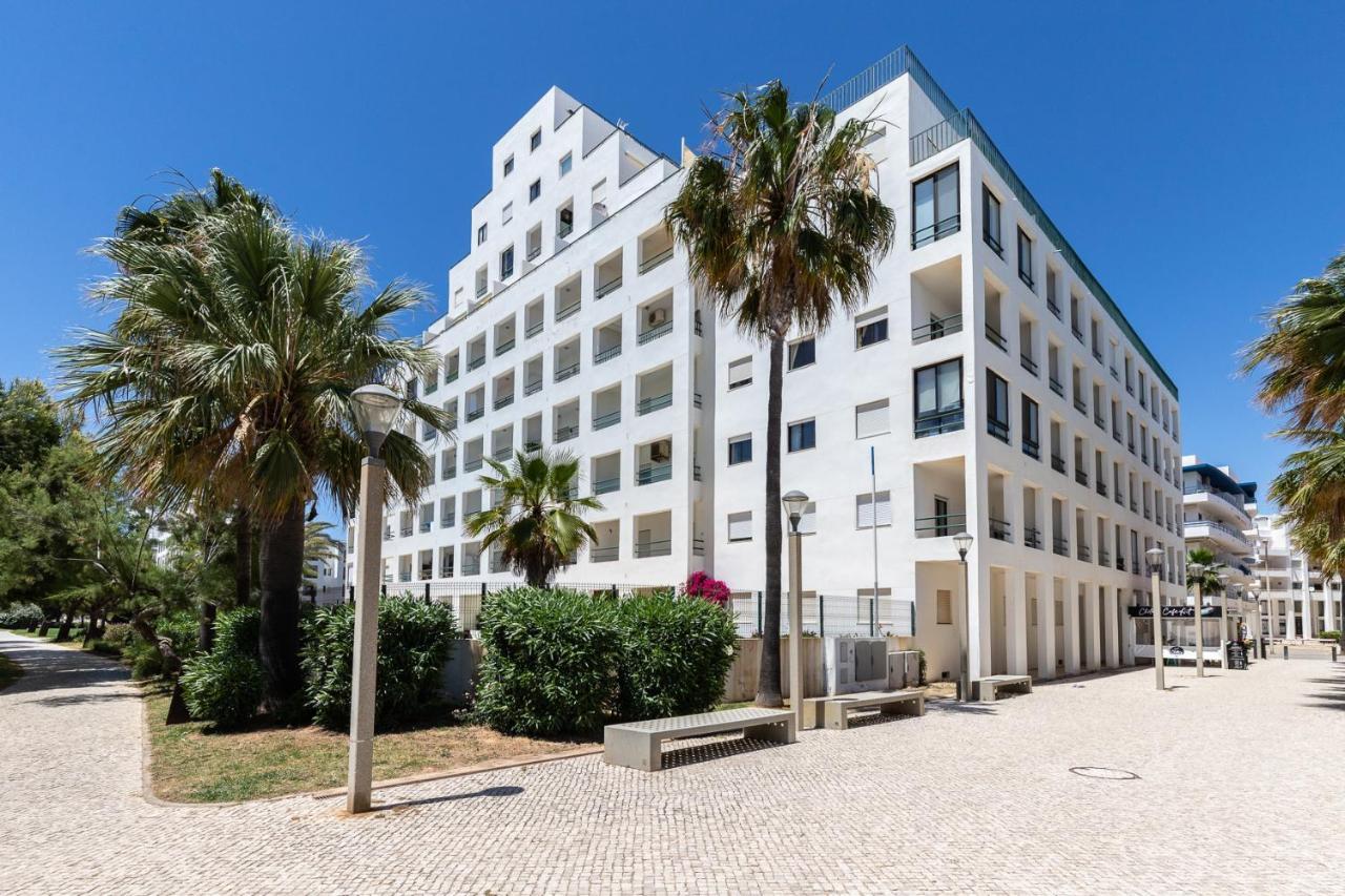 Carteia Superb Front Beach Flat Sea View Balcony Quarteira Exterior foto
