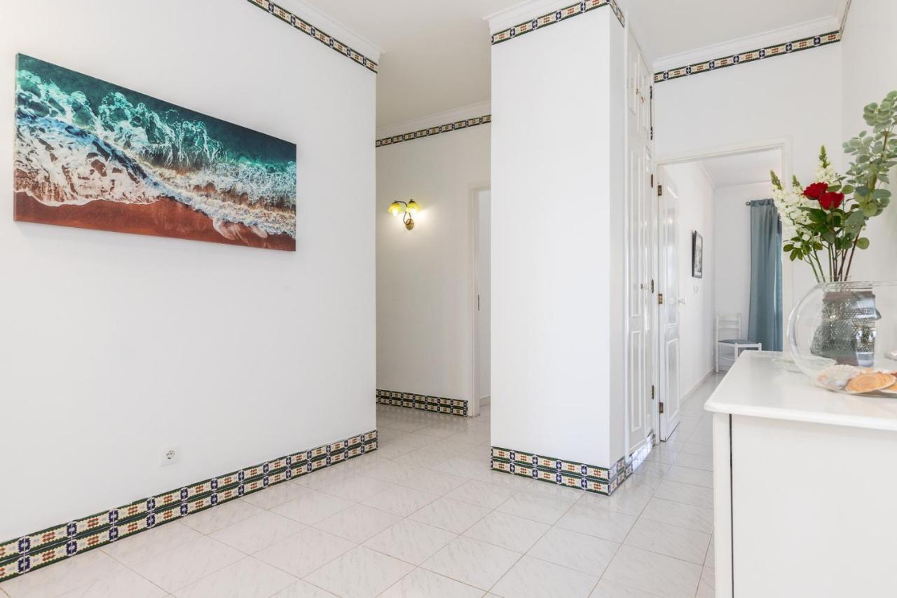 Carteia Superb Front Beach Flat Sea View Balcony Quarteira Exterior foto